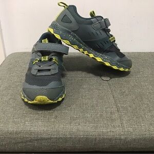 Saucony Kids' Green and Yellow Athletic Shoes